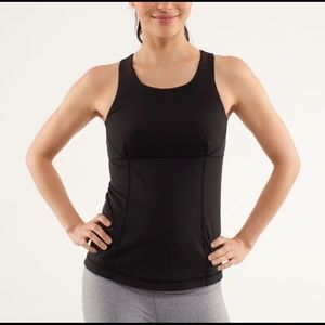 Lululemon Swank Tank Black 6 F-266